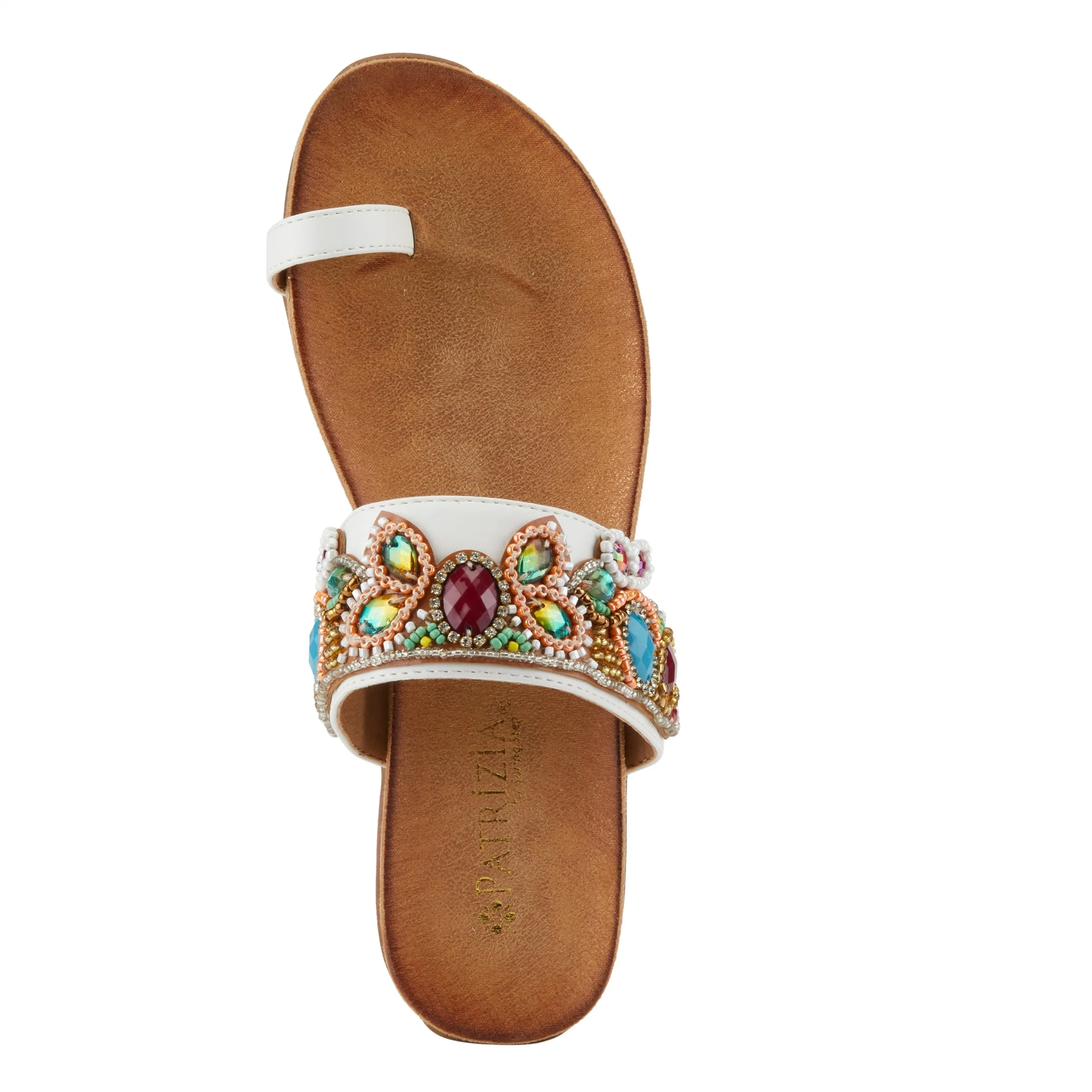 Spring Step Shoes  Patrizia Amalfi Sandals Women’s Multicolored Beaded Slide