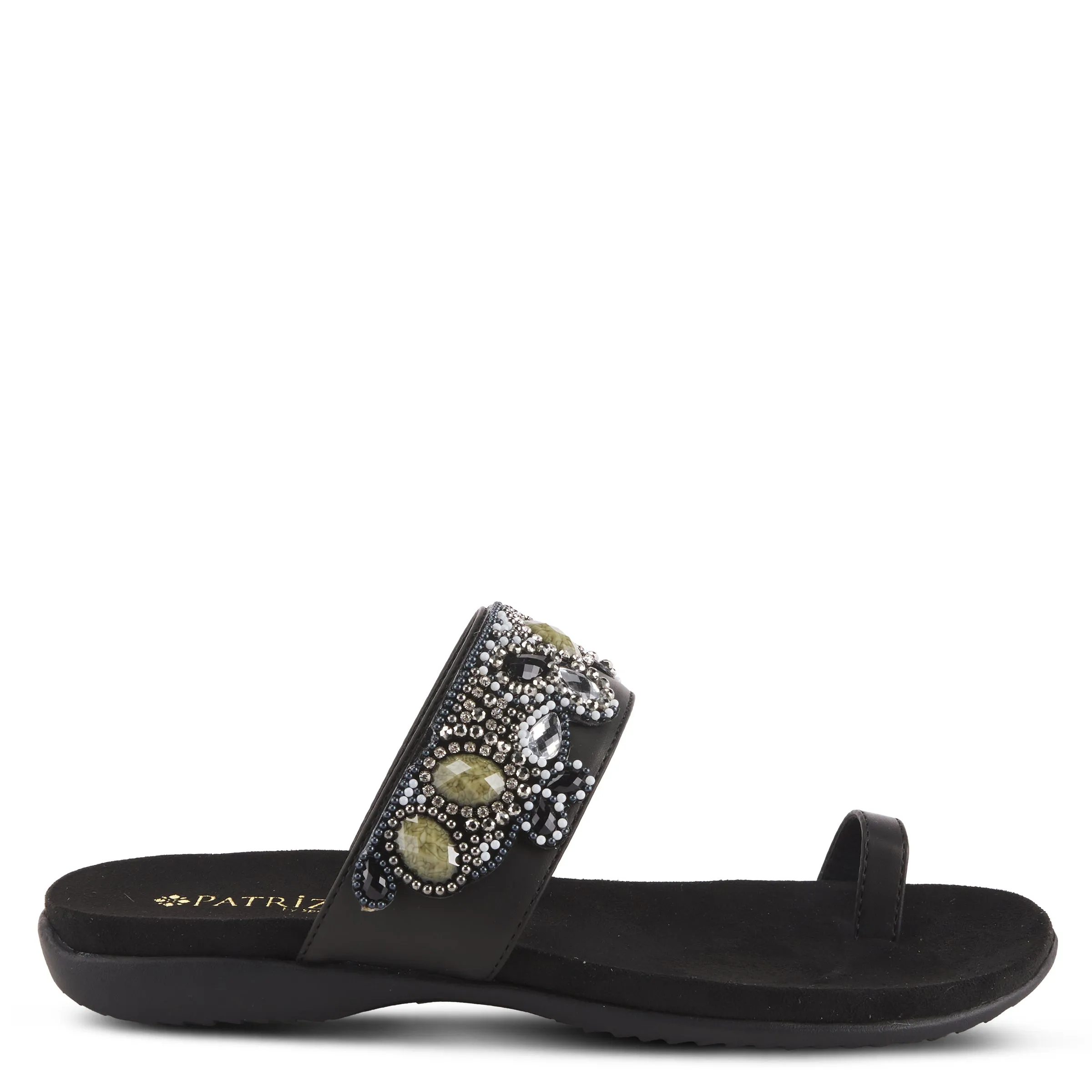 Spring Step Shoes  Patrizia Amalfi Sandals Women’s Multicolored Beaded Slide