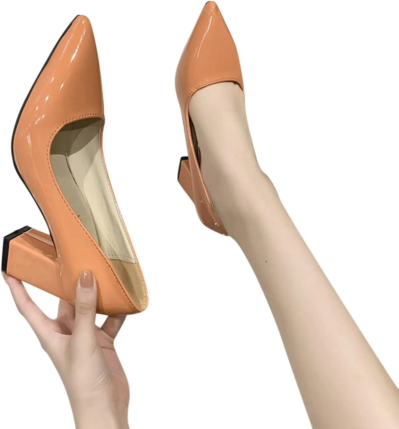 Strappy Heeled Sandals for Women Open Toe Chunky Block Heel Ankle Strap Wedding Party Shoes