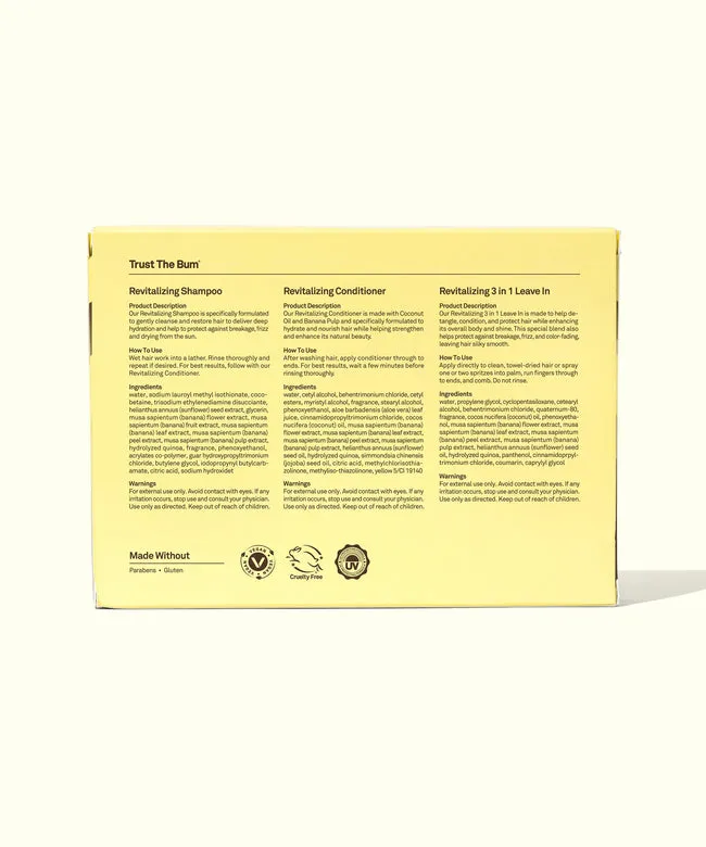 Sun Bum Hair Care Travel Essentials Kit