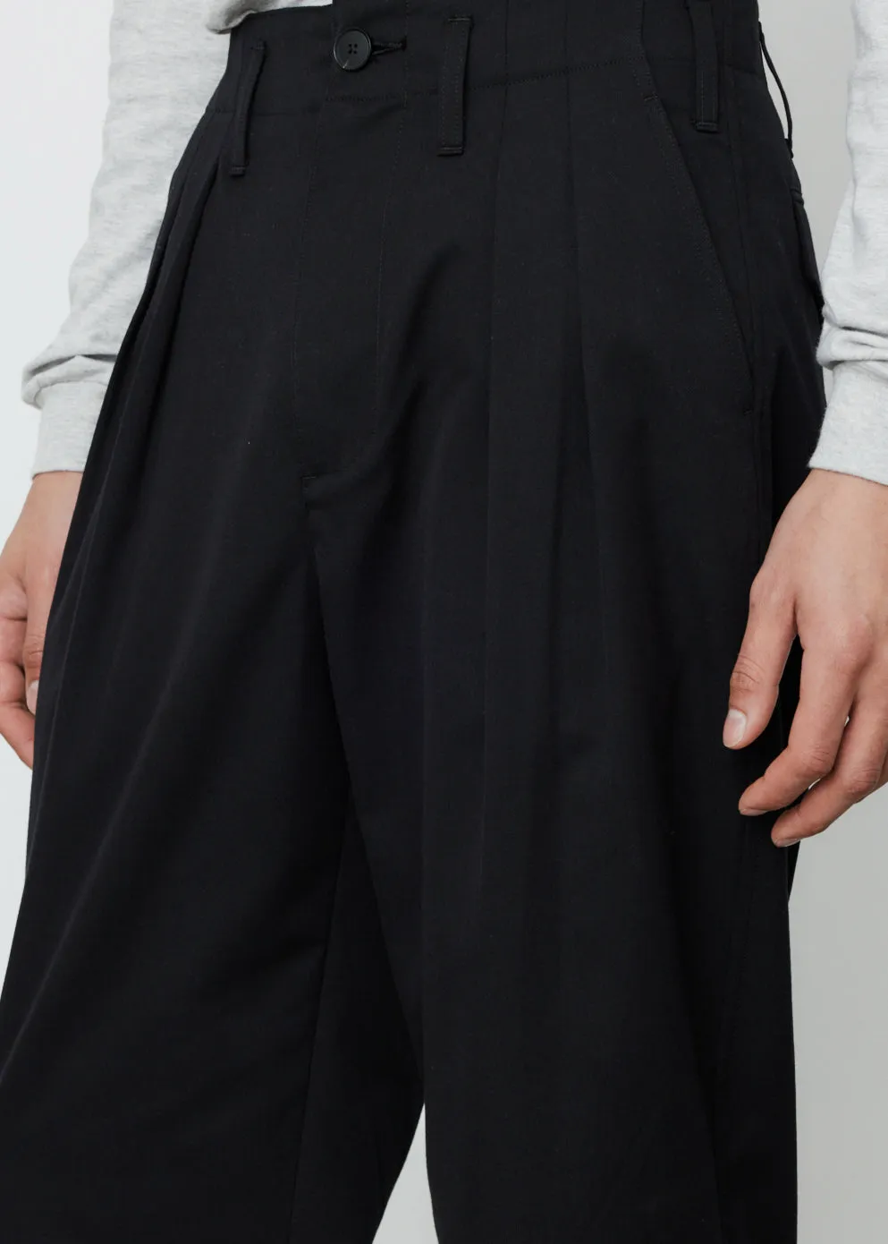 Super Fine Wool Cotton Twill Slacks