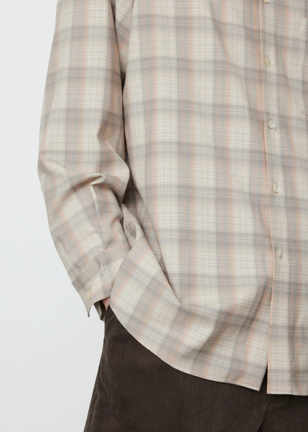 Super Light Wool Check Shirt