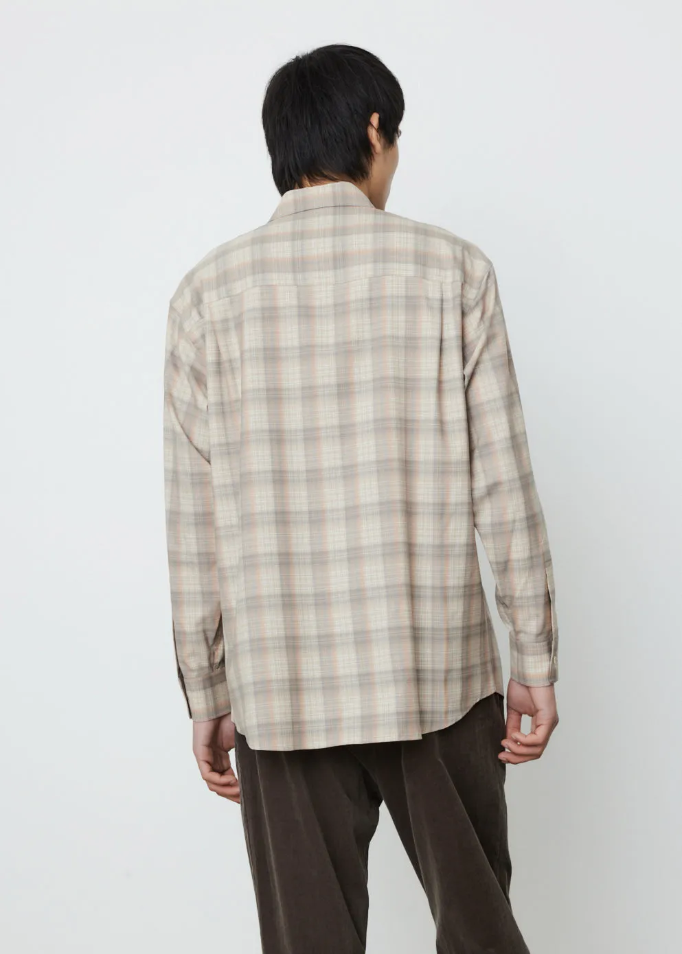 Super Light Wool Check Shirt