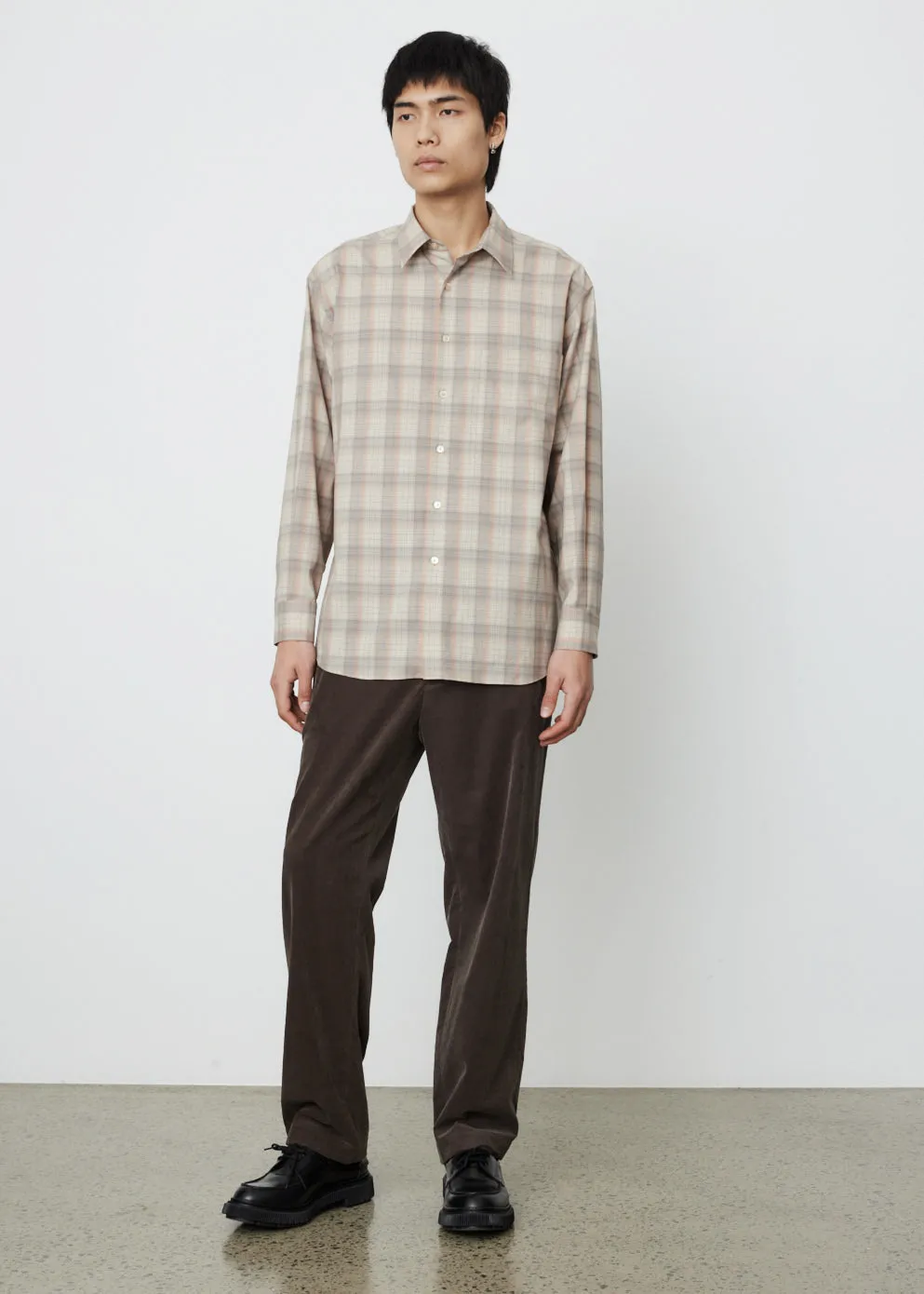 Super Light Wool Check Shirt