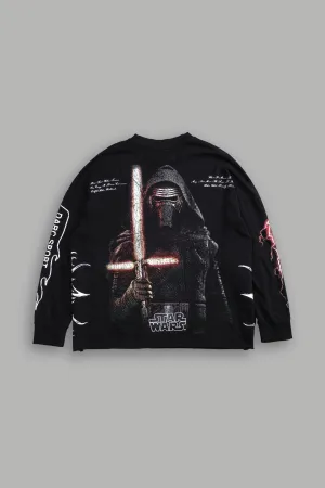 The Dark Side Is Our Nature "Box Cut" L/S Tee in Black