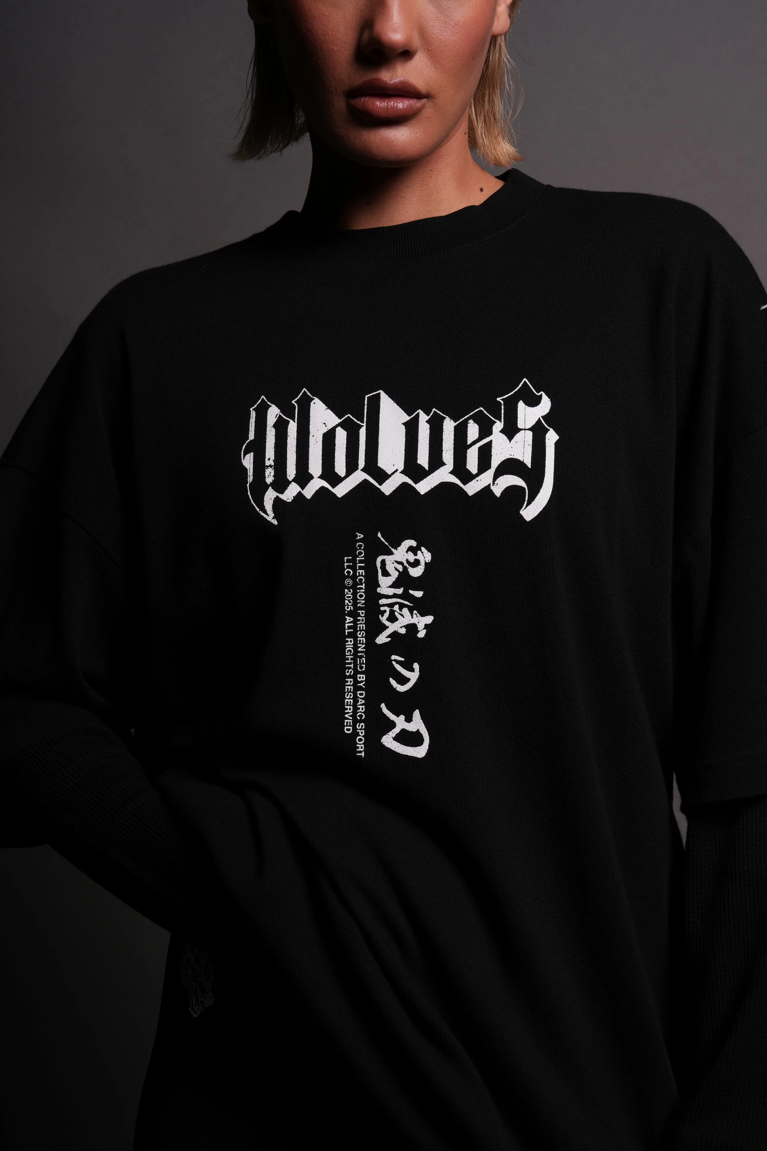 The Spider Family "Premium" Oversized Tee in Black