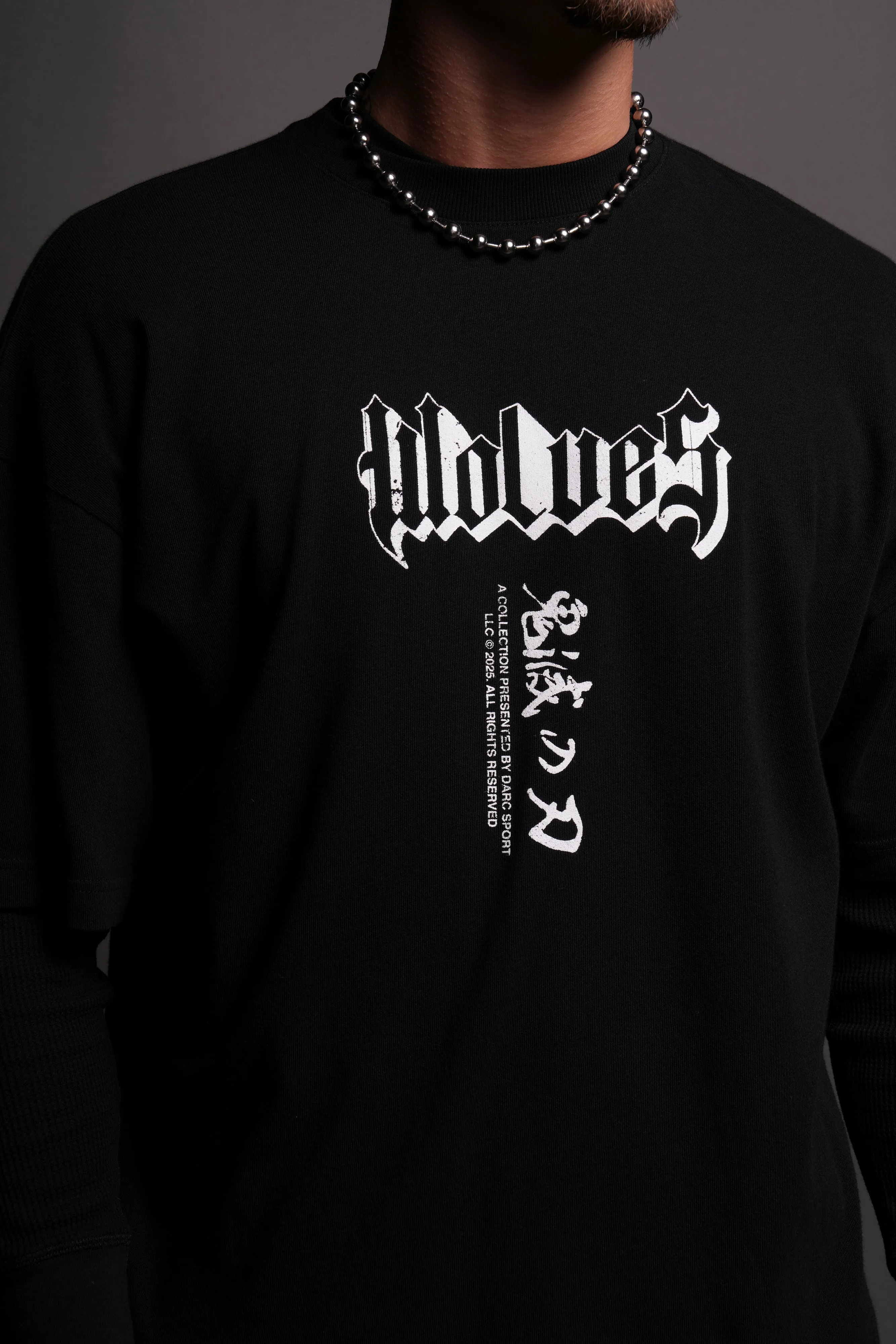 The Spider Family "Premium" Oversized Tee in Black