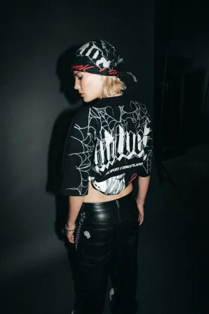 The Spider Family "Premium" Oversized Tee in Black