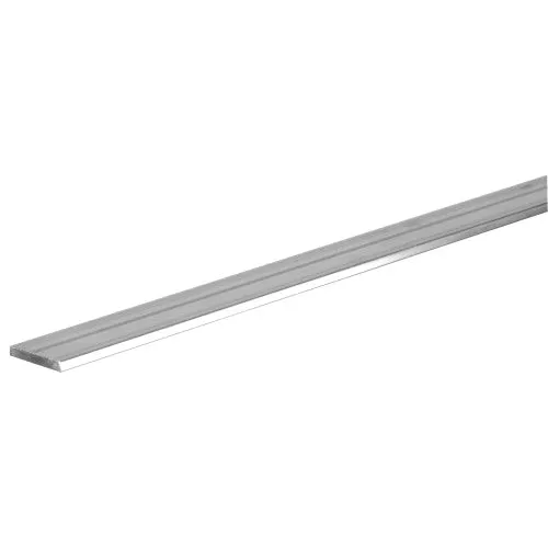 THE STEEL WORKS® BY HILLMAN 11301 Weldable Solid Flat, 72 in L, 1-1/2 in W, 1/8 in Thick, 6063-T5 Aluminum, Milled