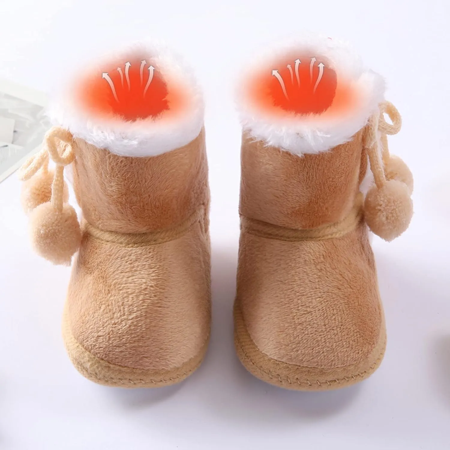 Toddler Boots Snow Soft Infant Warming Shoes Booties Baby Boys Girls Baby Shoes Size 6 Toddler Sneakers
