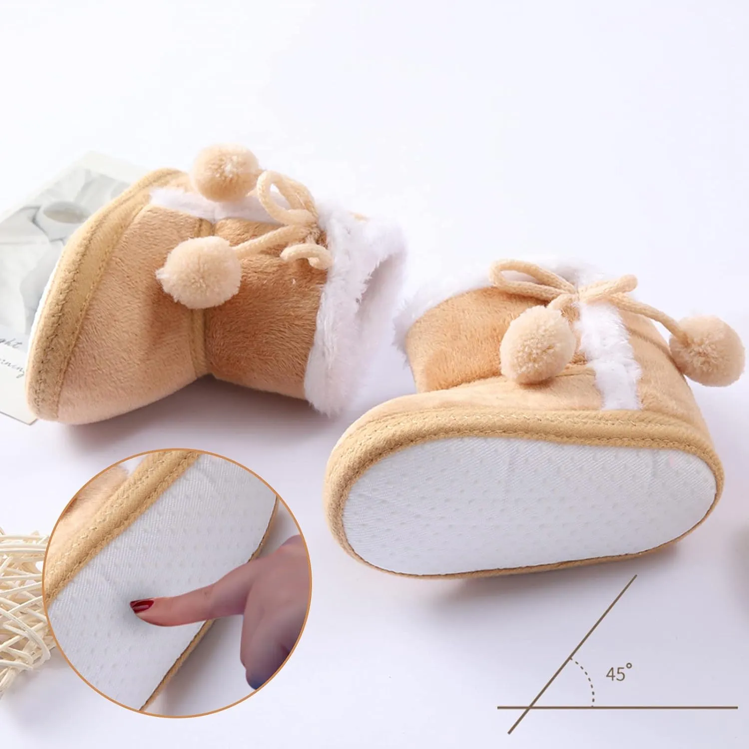 Toddler Boots Snow Soft Infant Warming Shoes Booties Baby Boys Girls Baby Shoes Size 6 Toddler Sneakers