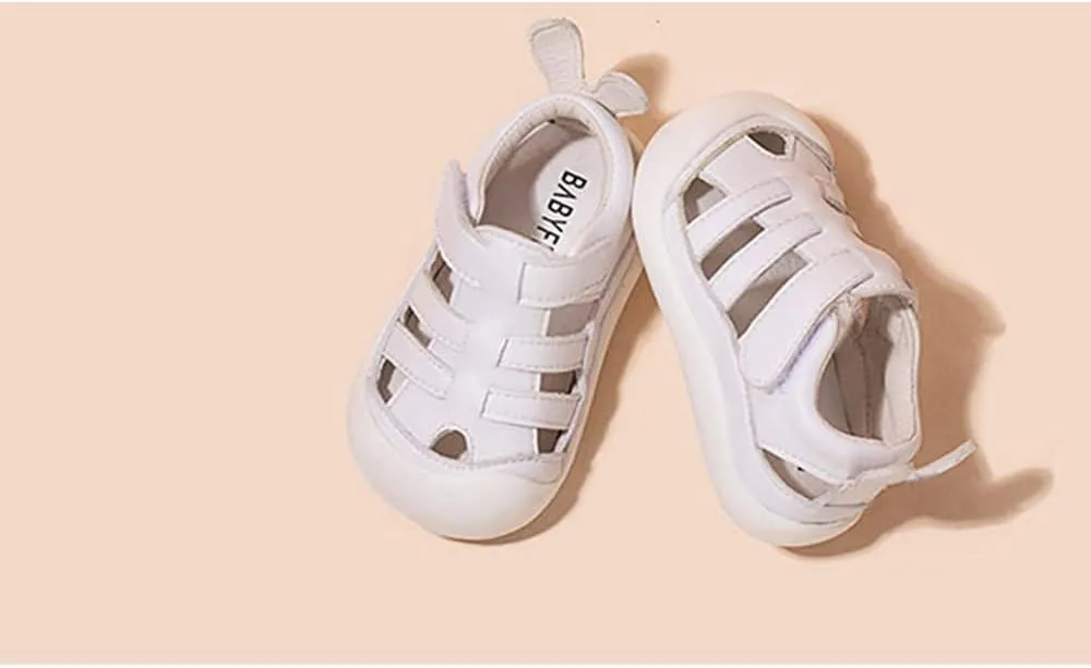 weilonghyw Kids Sandals Unisex Closed-Toes Summer Sandals Toddler For Beach Pool Outdoor