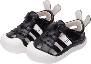weilonghyw Kids Sandals Unisex Closed-Toes Summer Sandals Toddler For Beach Pool Outdoor