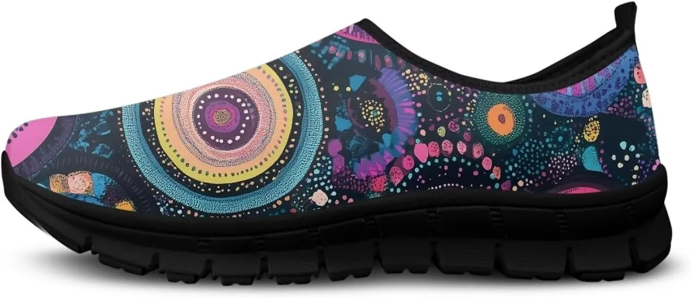 Women Casual Shoes Non-Slip Sports Sneaker Lightweight Athletic Shoe Slip On Loafers for Walking Running US5.5-11.5