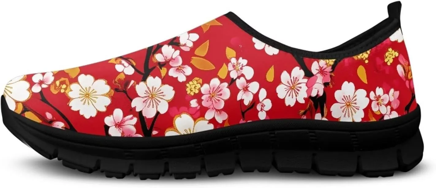 Women Casual Shoes Non-Slip Sports Sneaker Lightweight Athletic Shoe Slip On Loafers for Walking Running US5.5-11.5