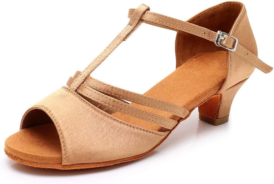 Women Fashion Dancing Prom Ballroom Latin Dance Shoes Sandals Sandals for Women Dressy Size 11