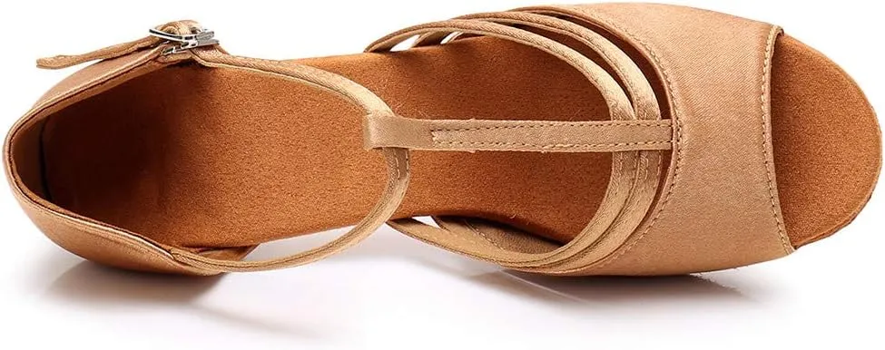 Women Fashion Dancing Prom Ballroom Latin Dance Shoes Sandals Sandals for Women Dressy Size 11
