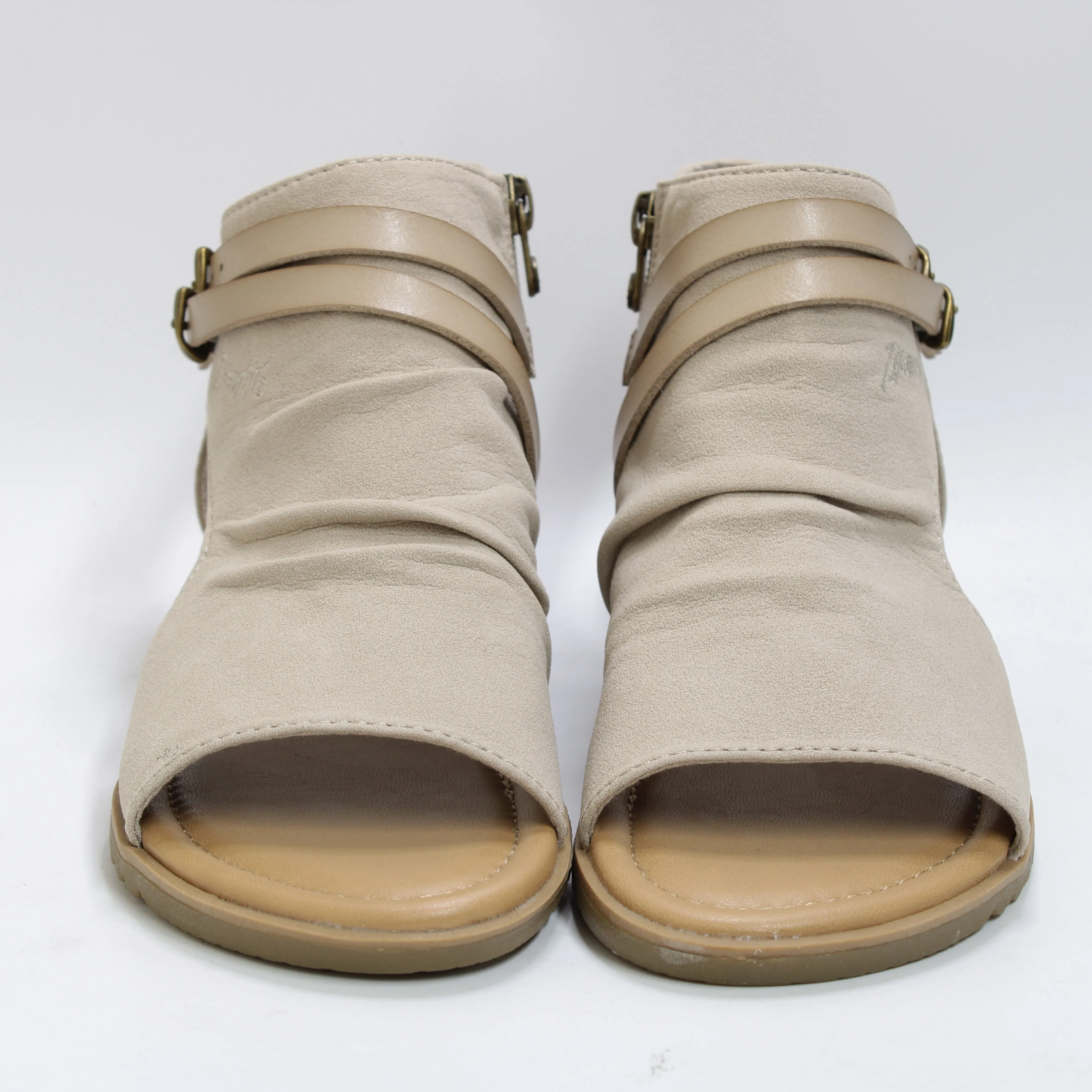 Womens Blowfish Malibu Butterfly Slides Taupe