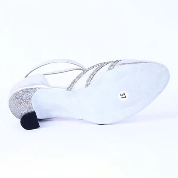 Women's Fashion Medium Heel Soft Sole Dance Shoes 04960715C