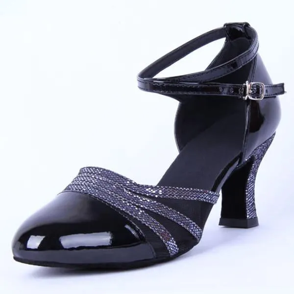 Women's Fashion Medium Heel Soft Sole Dance Shoes 04960715C