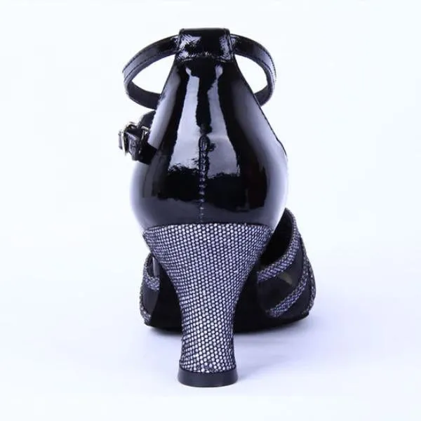 Women's Fashion Medium Heel Soft Sole Dance Shoes 04960715C