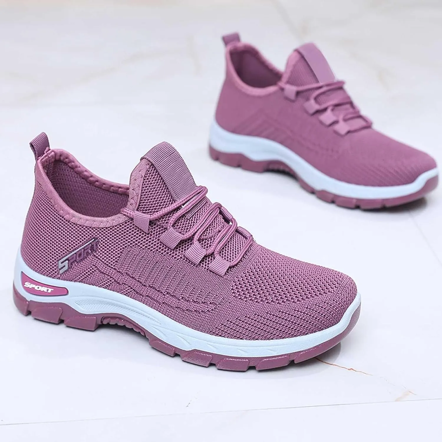 Women's Fashion Pure Color Cloth Casual Sports Shoes Breathable Non Slip Casual Shoes Neoprene Swim