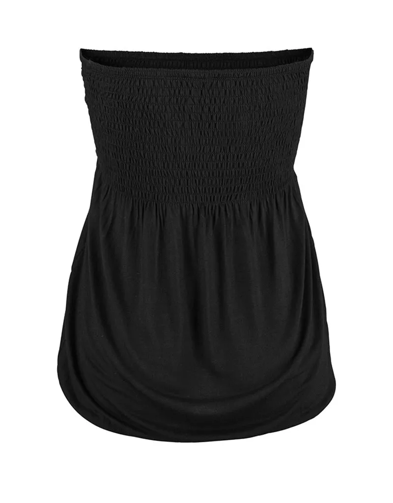 Women's Sexy Fashion Off-the-shoulder Short Tube Top Tank Top