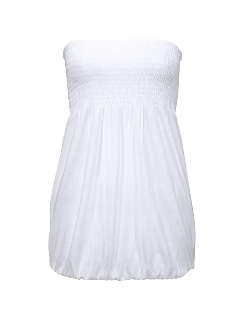 Women's Sexy Fashion Off-the-shoulder Short Tube Top Tank Top