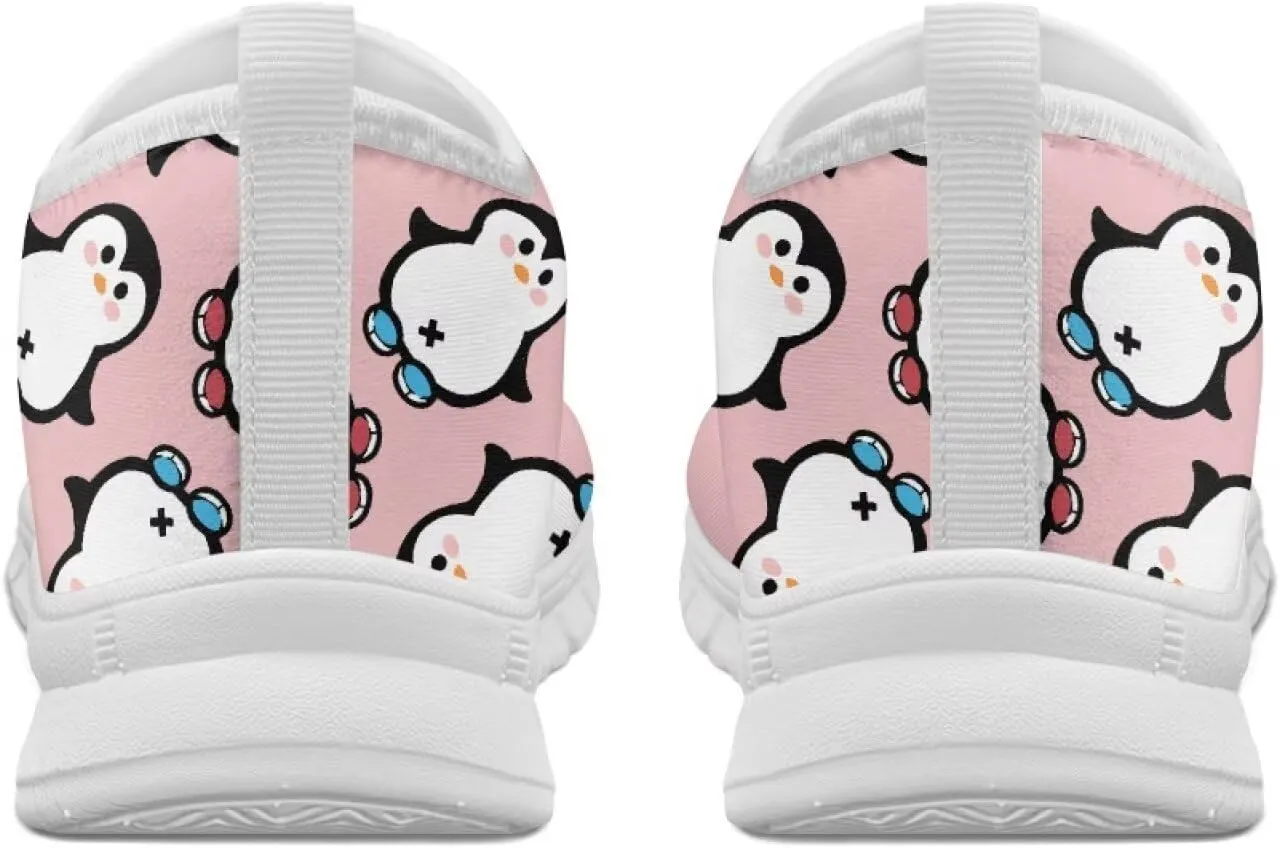 Women's Slip-on Sneakers Low Cut Casual Walking Shoes Loafers Animal Pattern Comfort Soft Sports Running Flat Shoes