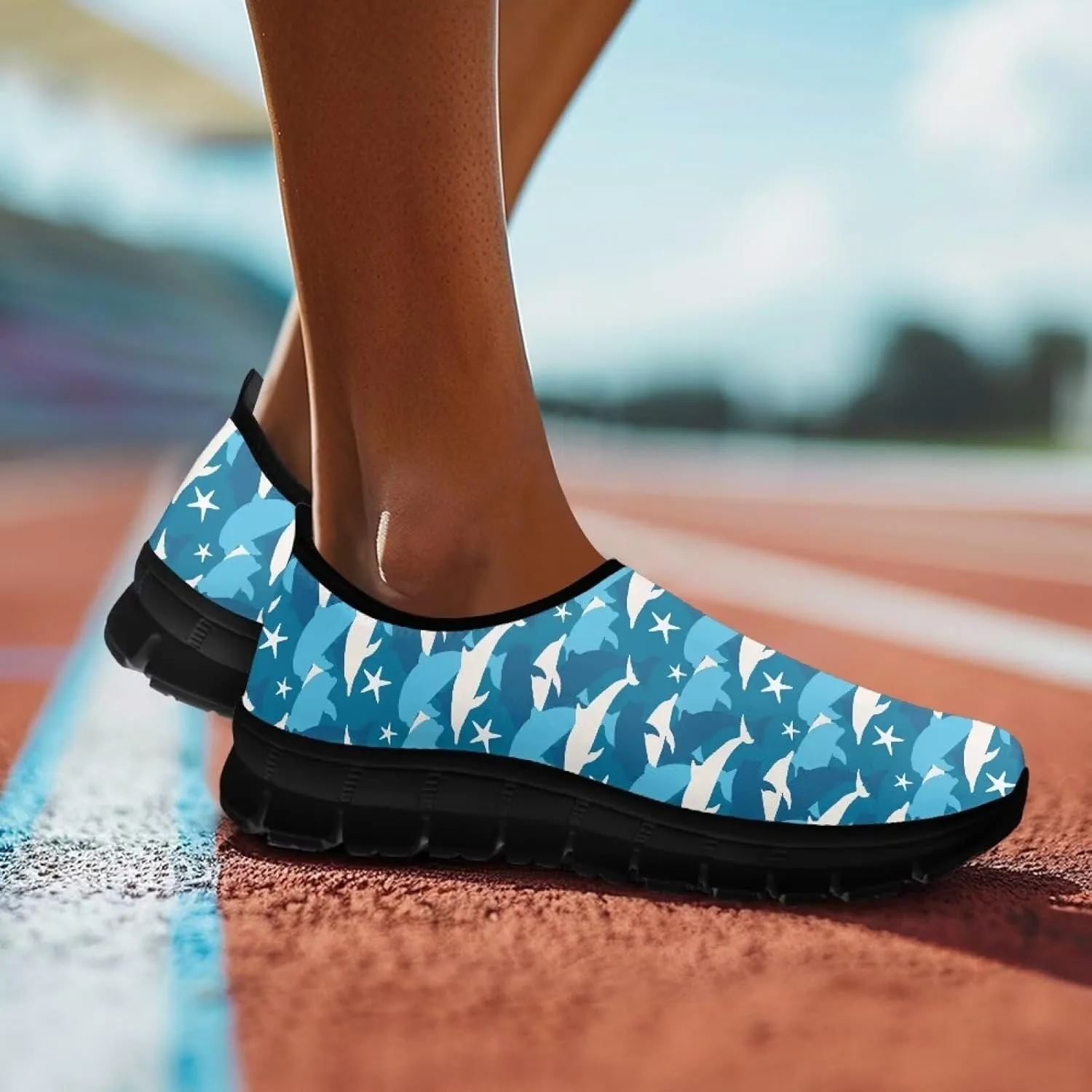 Women's Slip On Sneakers Low-Cut Casual Walking Shoes Loafers Animal Pattern Comfort Soft Sports Running Flat Shoes