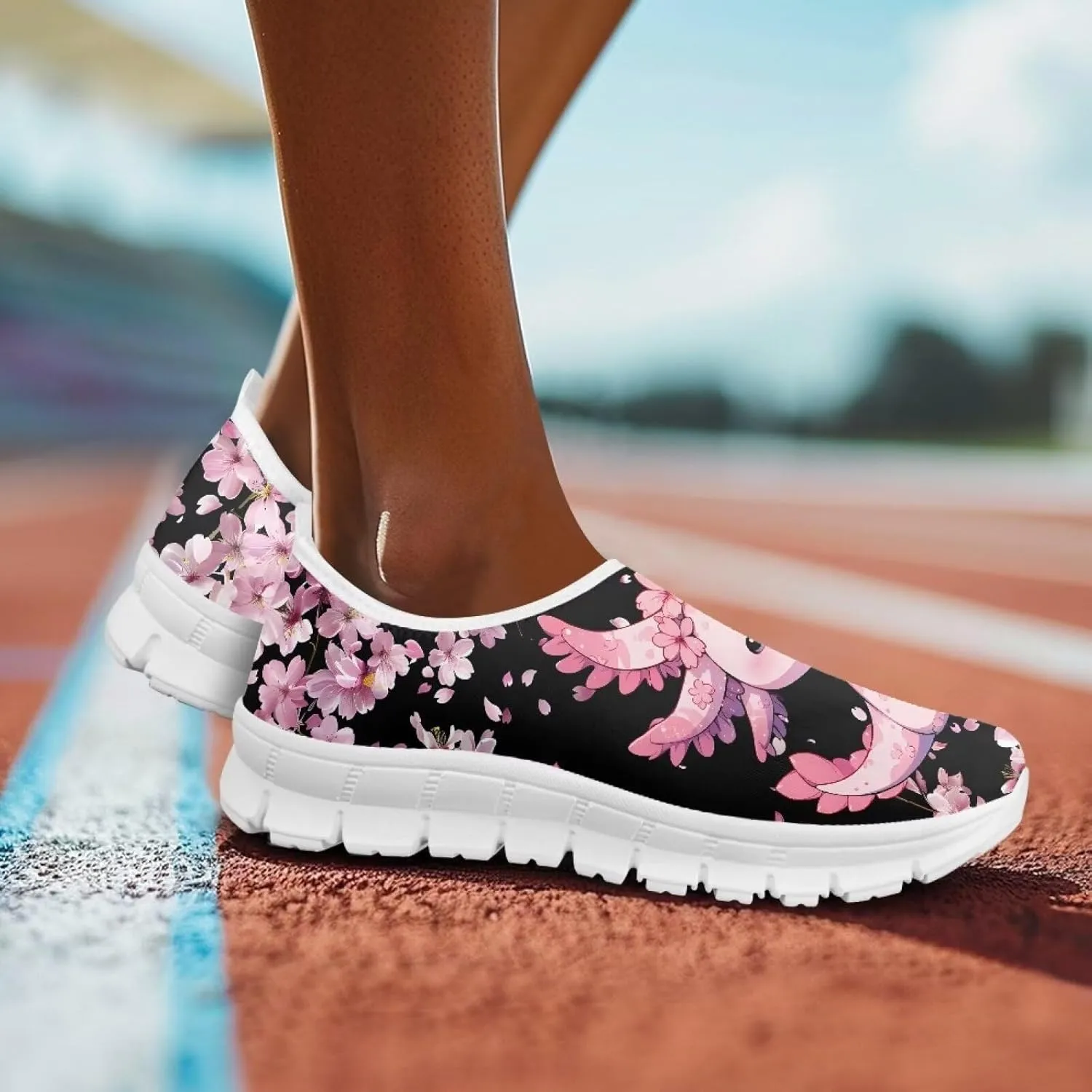 Women's Slip-on Sneakers Low Cut Casual Walking Shoes Loafers Animal Pattern Comfort Soft Sports Running Flat Shoes