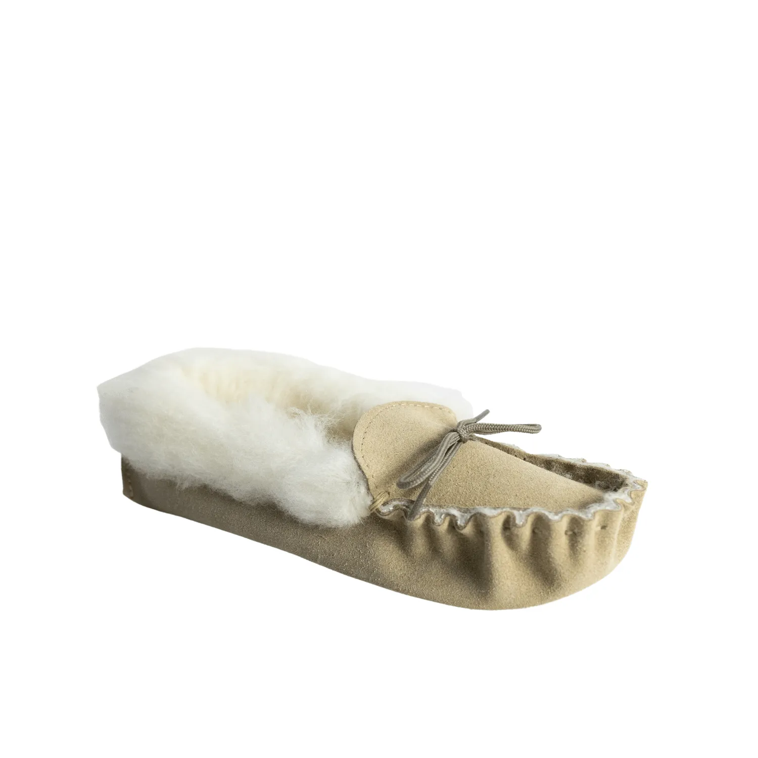 Womens Wool Lined Moccasin