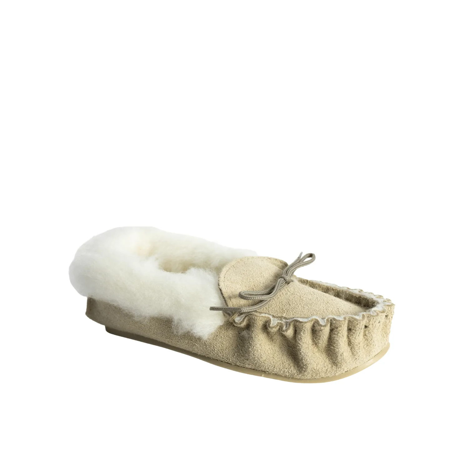 Womens Wool Lined Moccasin