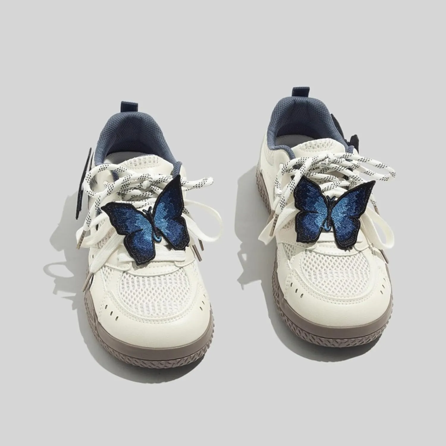Women's Y2K Butterfly Summer Mesh Dad Shoes Lightweight Breathable Retro Chunky Sneakers Walking Casual Sports Outdoor