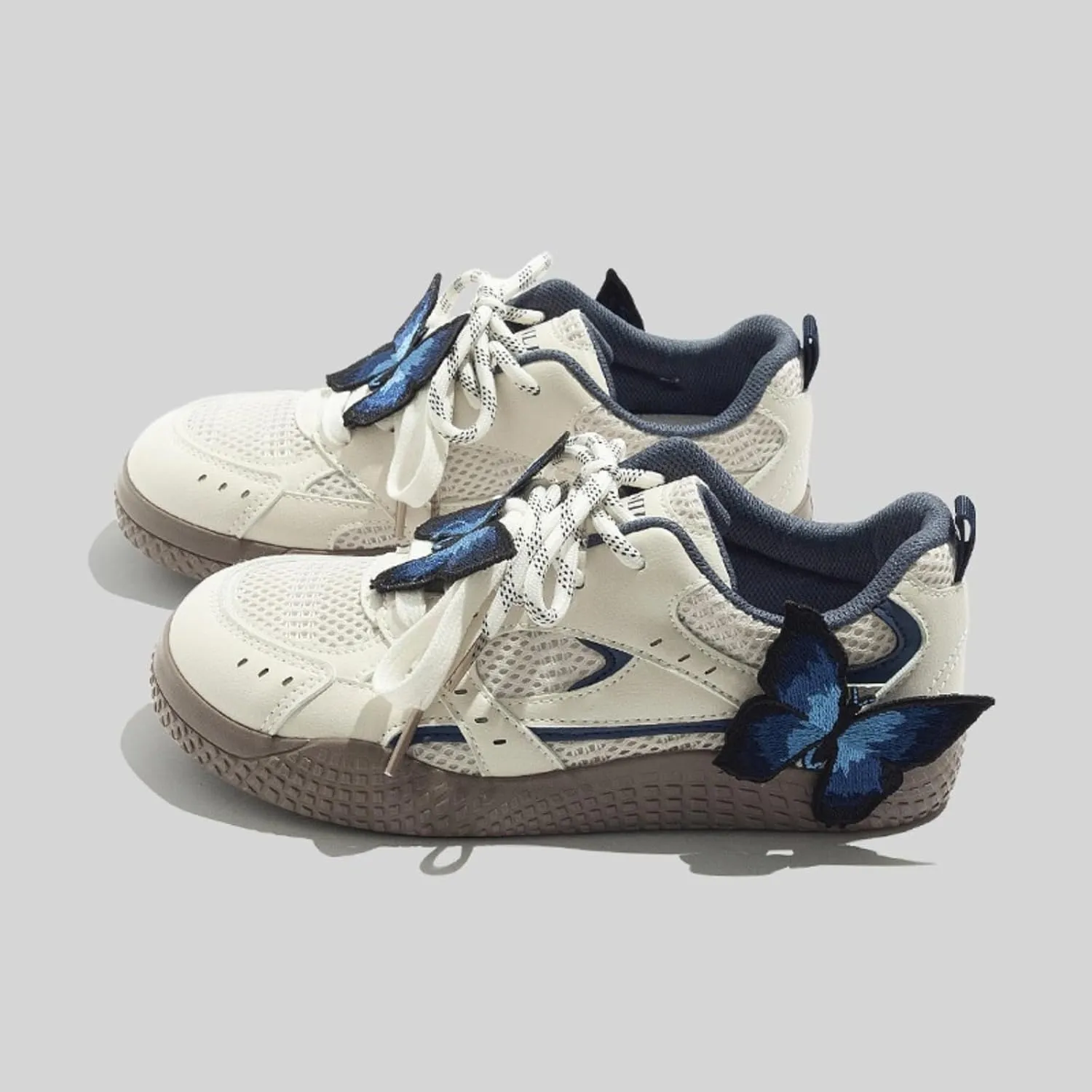 Women's Y2K Butterfly Summer Mesh Dad Shoes Lightweight Breathable Retro Chunky Sneakers Walking Casual Sports Outdoor