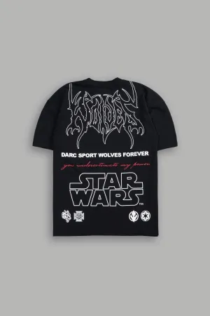 You Underestimate My Power "Premium" Oversized Tee in Black