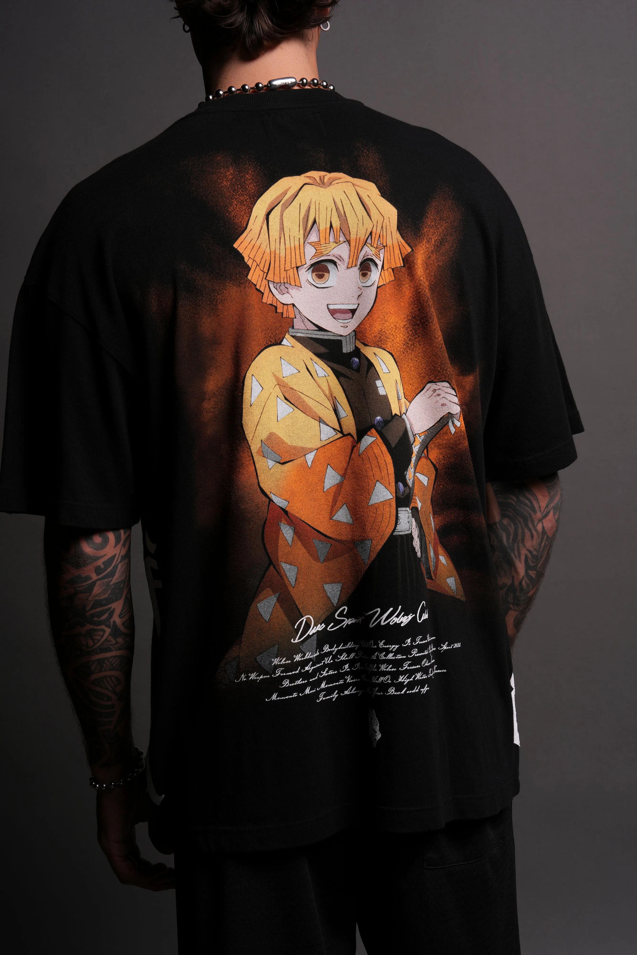 Zenitsu "Side By Side" Series Premium Tee in Black